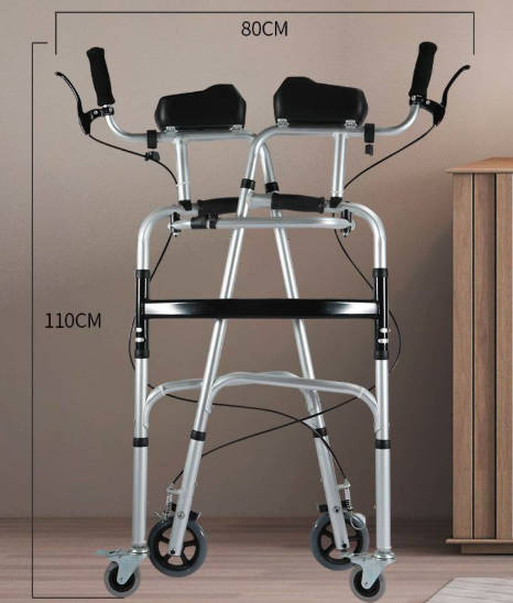 Light Weight Aluminum Walker Rollator Folding Walker for Child and Adult 3