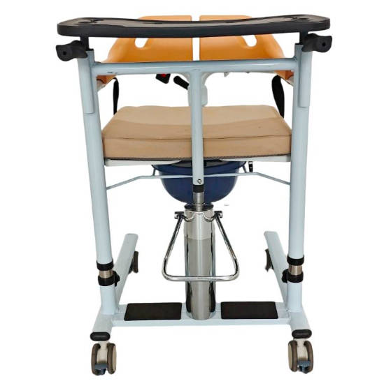Lightweight Rehabilitation Equipment Adjustable Folding Manual Patient Transfer Chair 2
