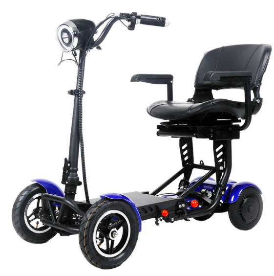 Small Mobility E Scooter Electric Tricycles Rehabilitation Elderly Folding Handicapped Scooters 3