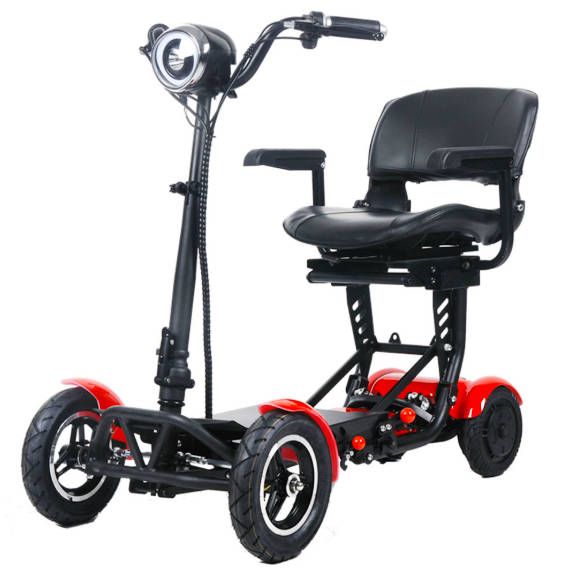 Small Mobility E Scooter Electric Tricycles Rehabilitation Elderly Folding Handicapped Scooters