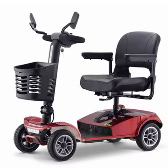 Travel 4 Wheel Mobility Scooter Elderly Folding Electric Scooter